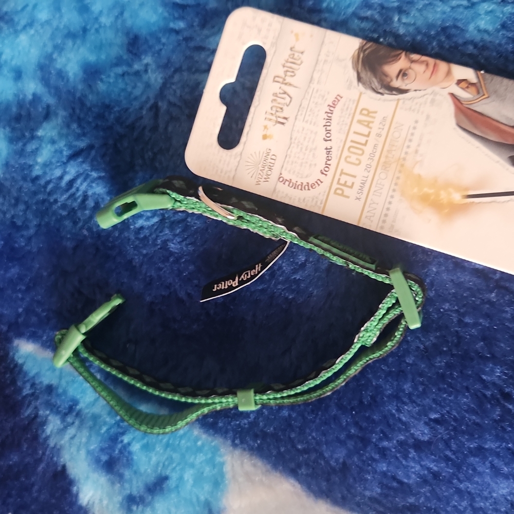 Slytherin xsmall pet collar